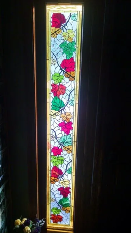 Colored glass side panel by Burris & Associates, LLC - Photo 2