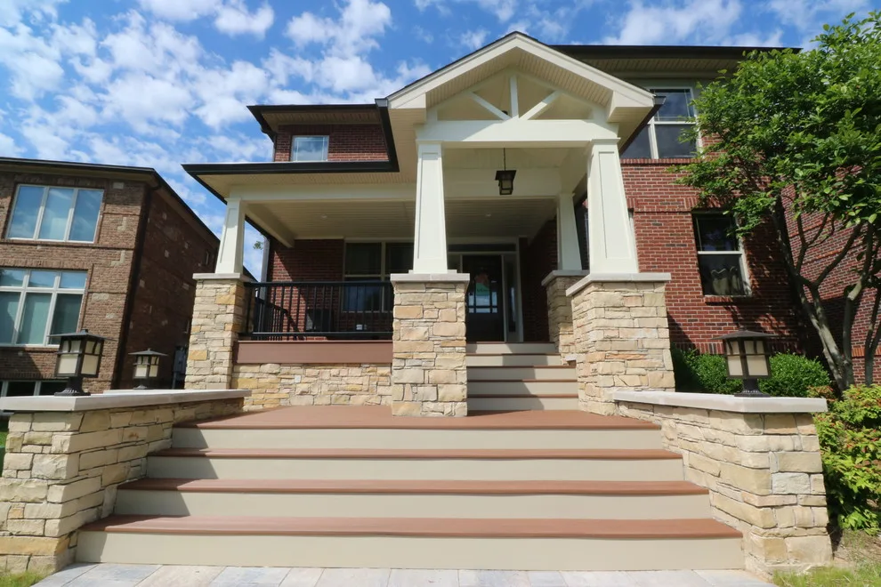Elegant Entryway Porch by Vincent Abell Contracting - Photo 6