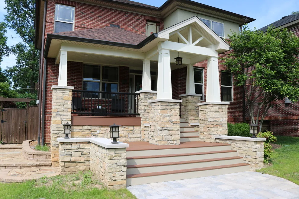 Elegant Entryway Porch by Vincent Abell Contracting - Photo 4