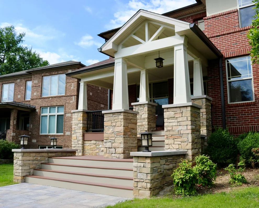 Elegant Entryway Porch by Vincent Abell Contracting - Photo 9