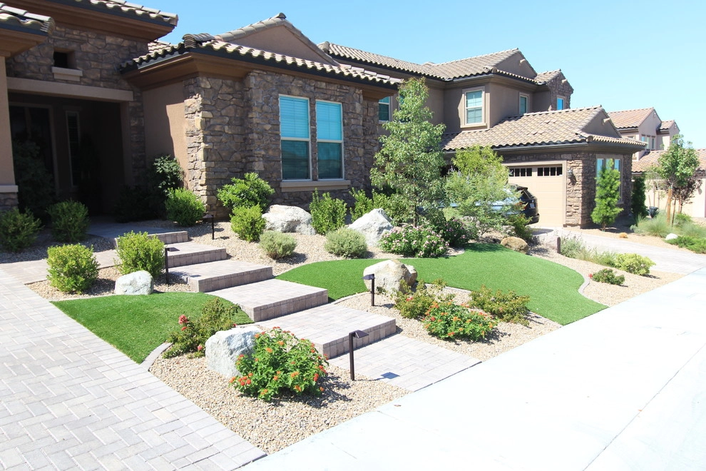 Front Yard Landscapes by Living Water Lawn And Garden - Photo 2