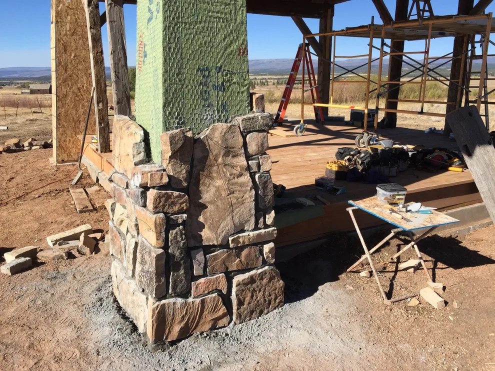 Stone Pillar Pavilion by Big Horn Construction, LTD - Photo 6