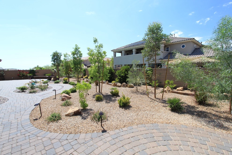 Back Yard Landscape and Pavers by Living Water Lawn And Garden - Photo 2