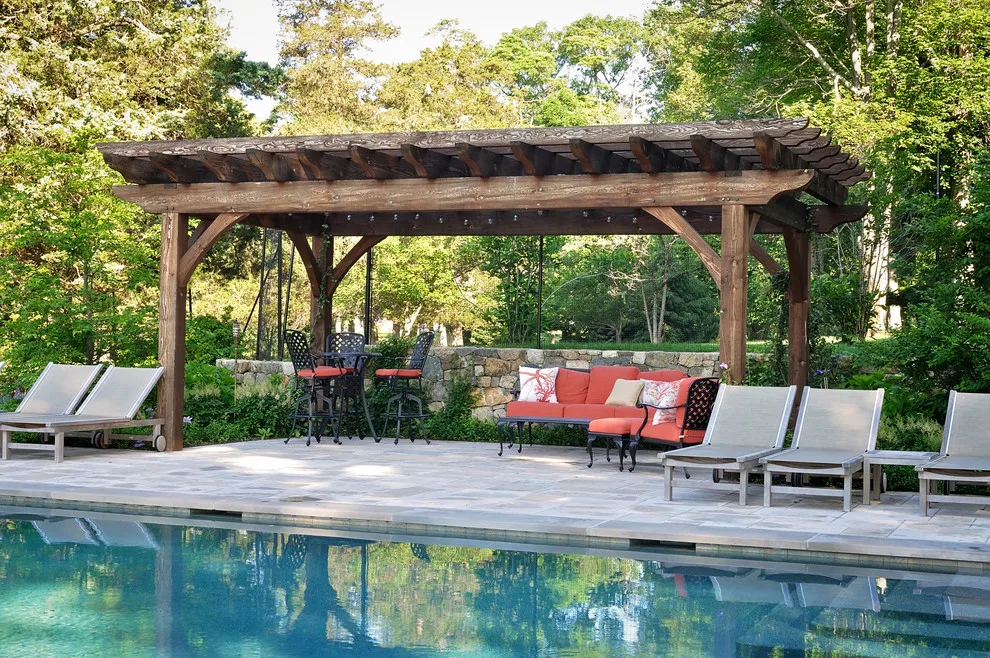 Rock Pool Pavilion and Arbor by Lancor Construction Group, Inc. - Photo 2