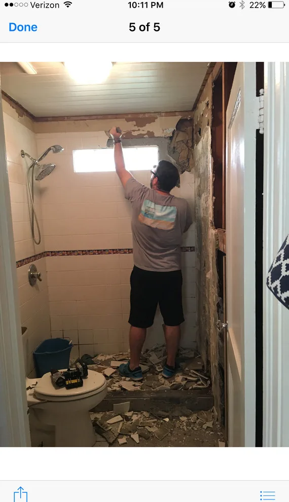Bathroom renovation at Stone residence by Chappell Contracting & Development - Photo 2