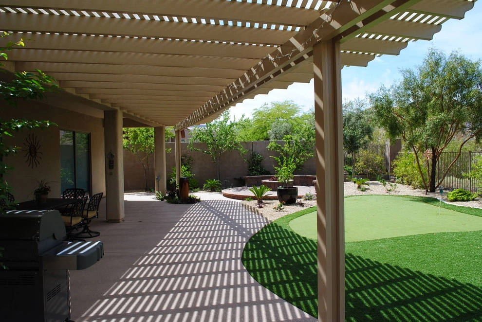Back Yard Landscape and Pavers by Living Water Lawn And Garden - Photo 5