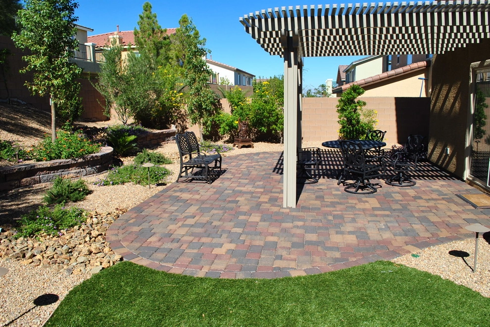 Back Yard Landscape and Pavers by Living Water Lawn And Garden - Photo 8