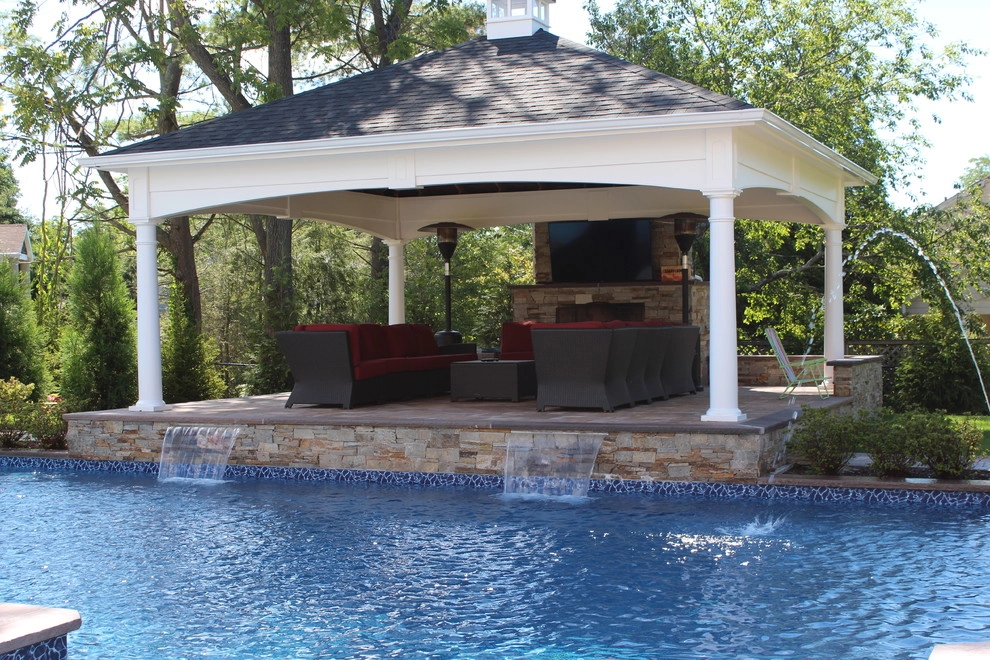 Dix Hills Back Yard Oasis by Long Island Landscape Designs Inc - Photo 14