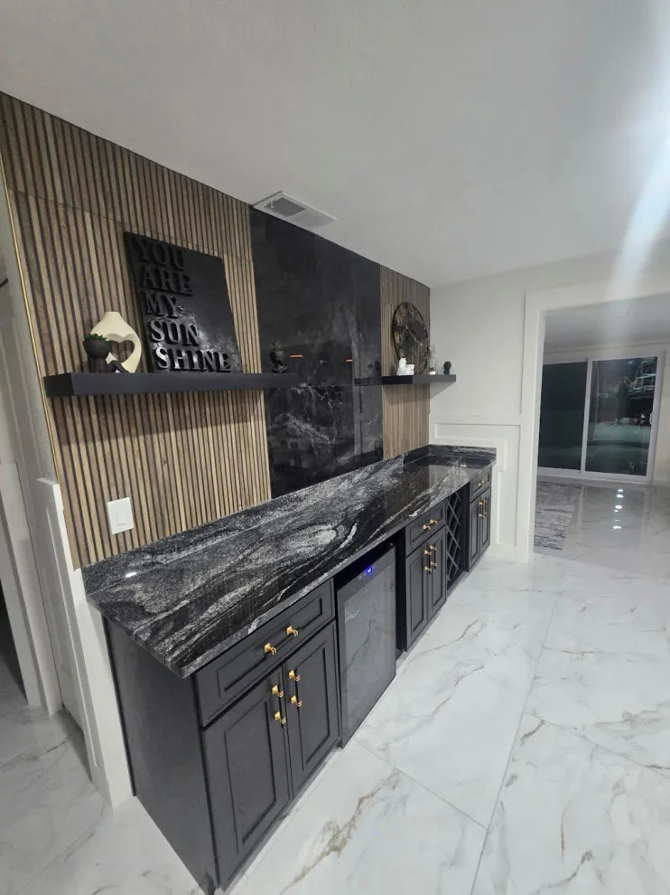 Elegant Dark Kitchen by Level Up Construction & Investment Group LLC - Photo 4
