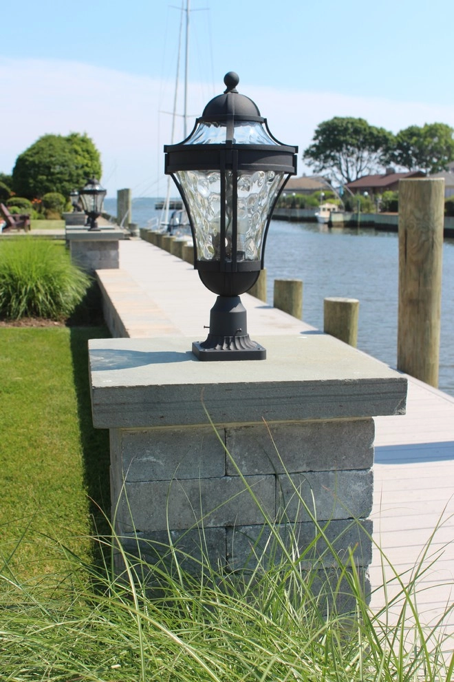 Outdoor Fireplace and Landscape Construction by Long Island Landscape Designs Inc - Photo 4
