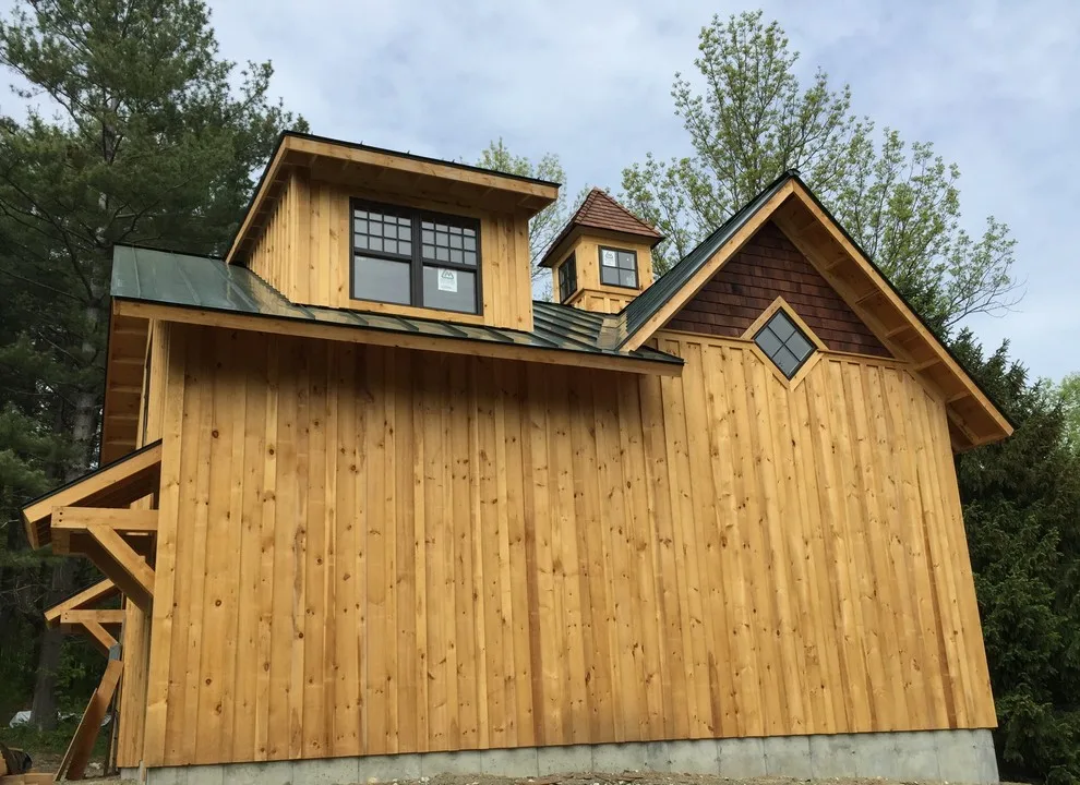 Timber Frame Barn/Garage in Sugar Hill, NH by Lawton Company - Photo 3
