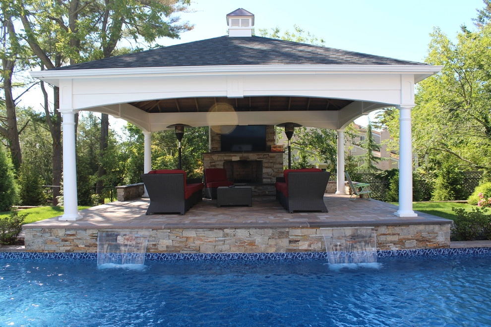 Dix Hills Back Yard Oasis by Long Island Landscape Designs Inc - Photo 47