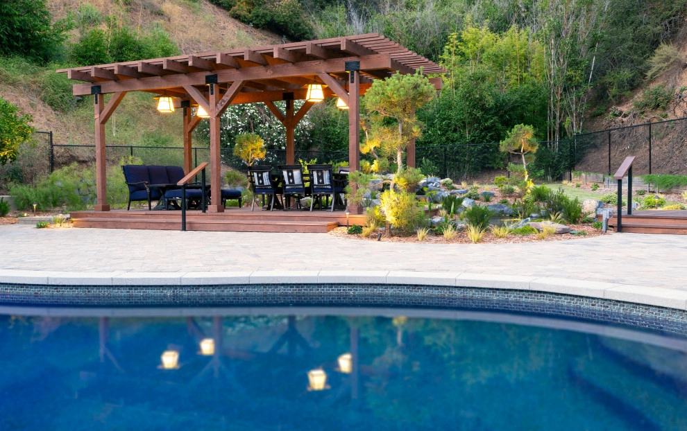 25′ x 30′ Ecosystem Koi Pond | Wide Split Waterfalls by California Waterscapes - Photo 2