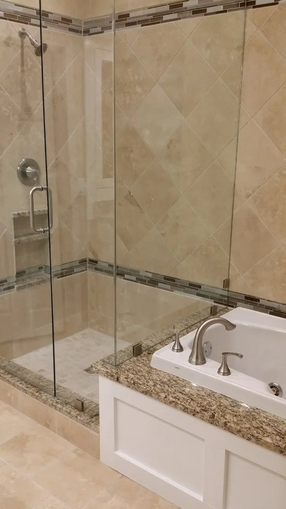 Complete Remodel of Travertine Bathroom by Frank's Home Maintenance And General Contracting - Photo 16