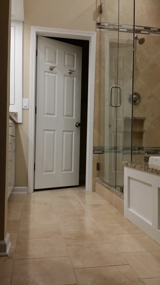 Complete Remodel of Travertine Bathroom by Frank's Home Maintenance And General Contracting - Photo 5