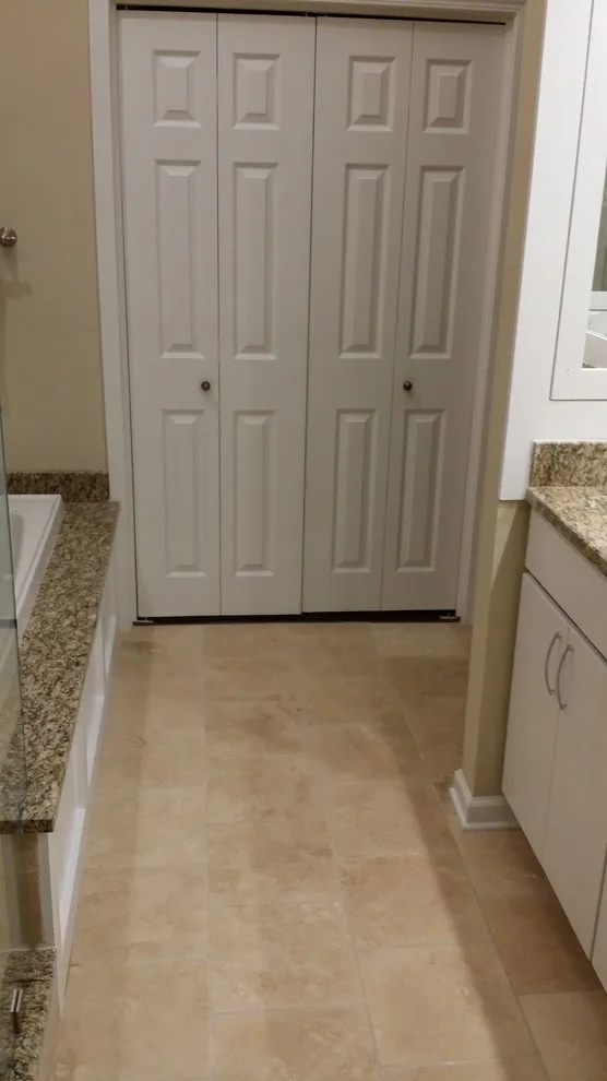 Complete Remodel of Travertine Bathroom by Frank's Home Maintenance And General Contracting - Photo 17