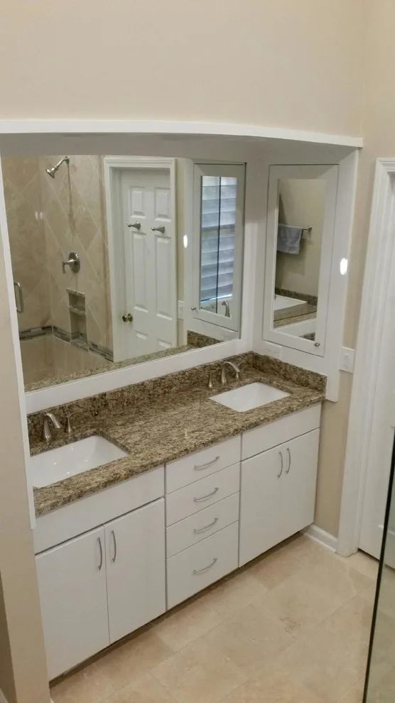 Complete Remodel of Travertine Bathroom by Frank's Home Maintenance And General Contracting - Photo 10