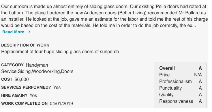 Client Feedback by Top Quality Home Improvements LLC - Photo 4