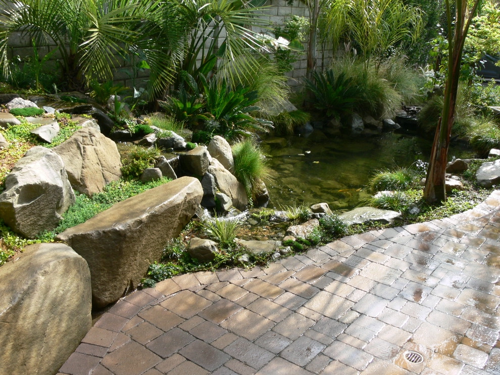 Drought Tolerant Koi Pond and Landscaped Backyard! by California Waterscapes - Photo 3