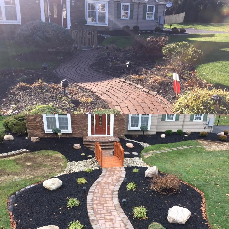 Paver walkway with bridge (Sokolowski) by Cambridge Landscapes - Photo 3
