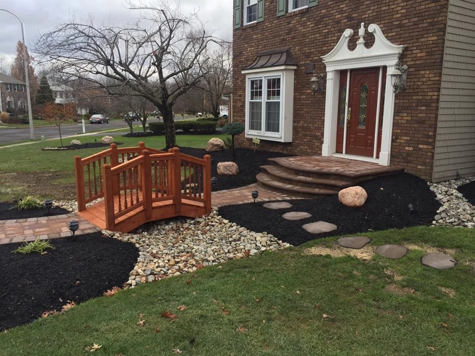 Paver walkway with bridge (Sokolowski) by Cambridge Landscapes - Photo 4