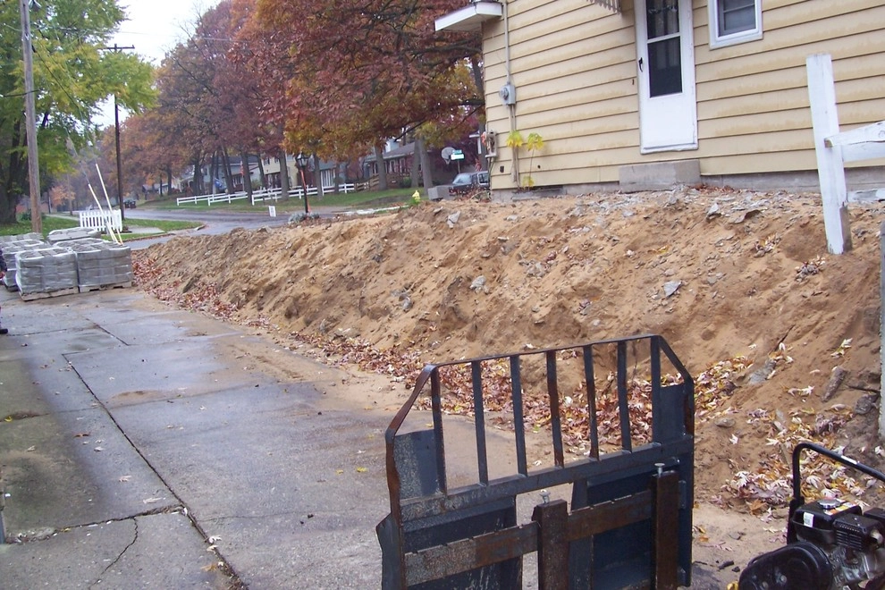 Driveway Retaining Wall by Majestic Services Of Michigan - Photo 2