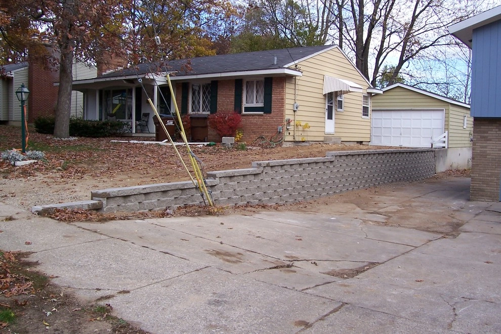 Driveway Retaining Wall by Majestic Services Of Michigan - Photo 3
