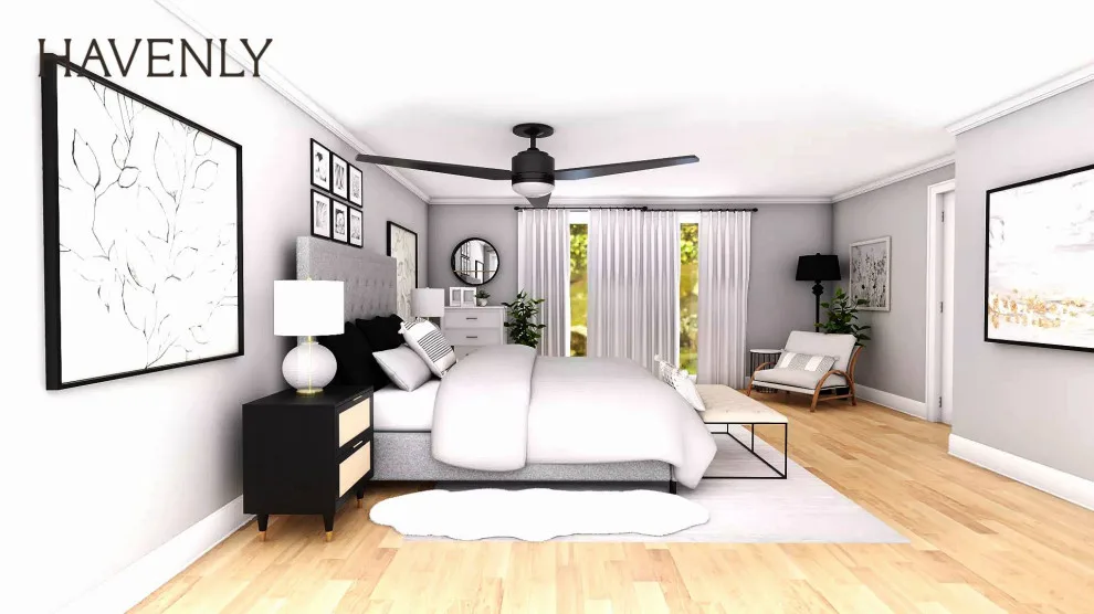 California Chill Bedroom by Misty Woods Design | Interior, Exterior & Lighting - Photo 3