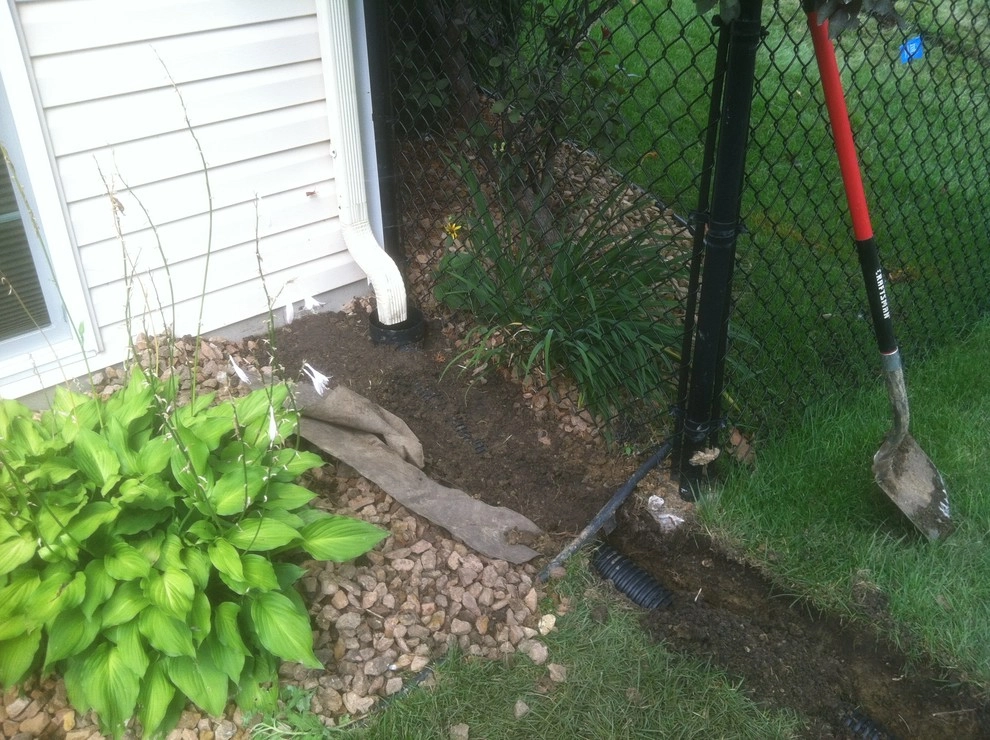 Maple Grove Drain-tile Project by Mark's Lawn Service, Inc. - Photo 3