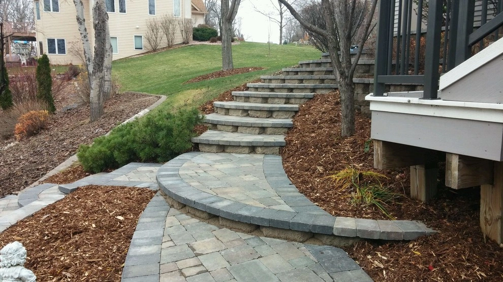 Paver Patio & Drainage Correction by Mark's Lawn Service, Inc. - Photo 5