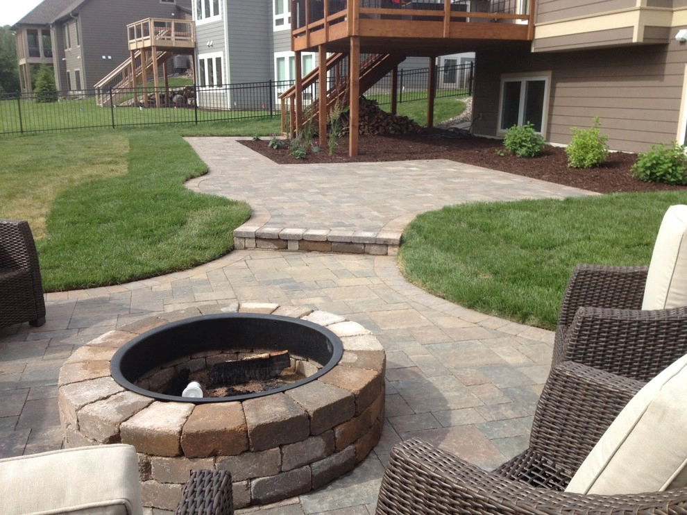 Paver Patio / Fire Pit by Mark's Lawn Service, Inc. - Photo 3