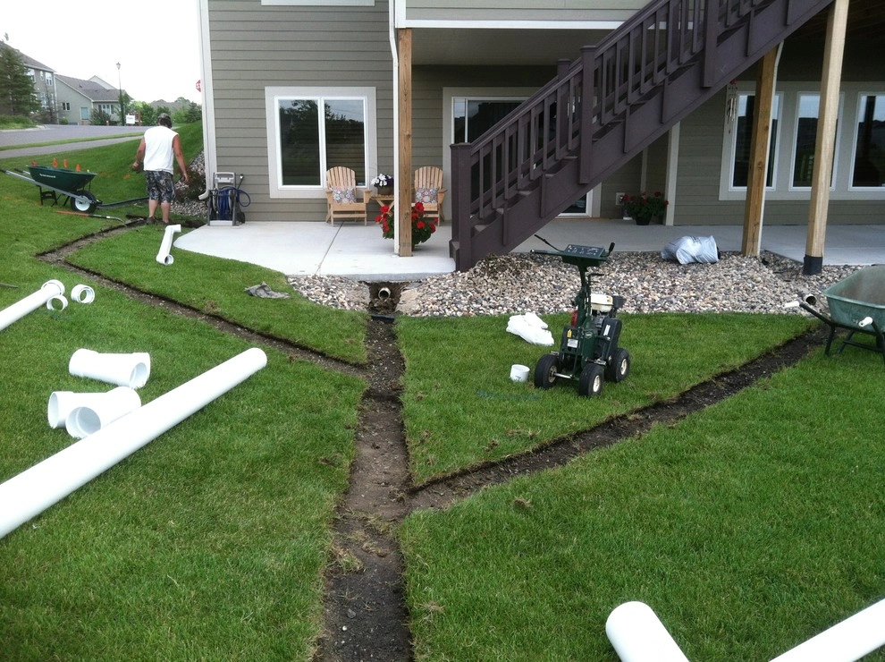 Drain-tile / PVC Install by Mark's Lawn Service, Inc. - Photo 3