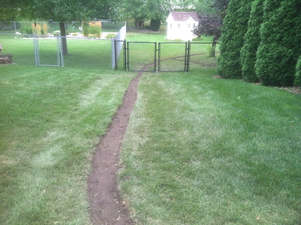 Maple Grove Drain-tile Project by Mark's Lawn Service, Inc. - Photo 5