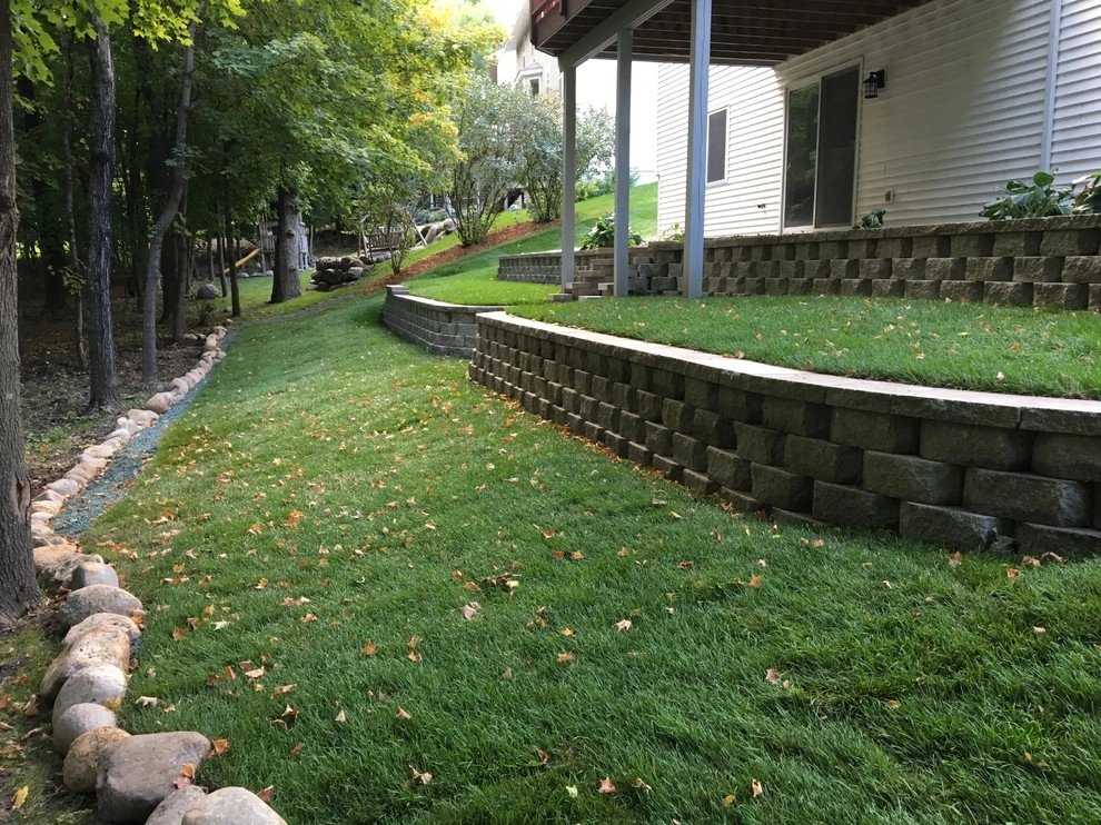 Retaining Wall by Mark's Lawn Service, Inc. - Photo 5