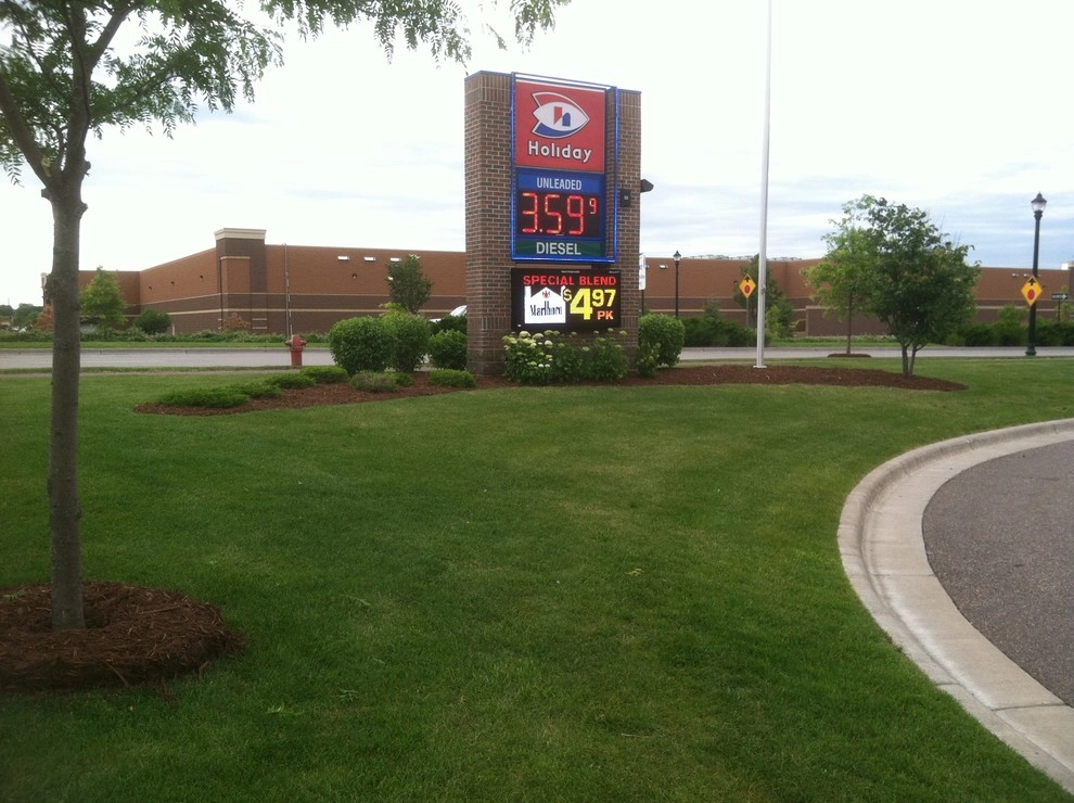 Mulch Job - Holiday Gas (St. Michael) by Mark's Lawn Service, Inc. - Photo 7