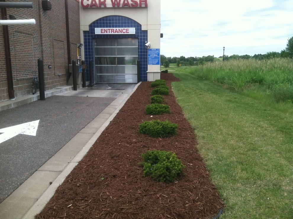 Mulch Job - Holiday Gas (St. Michael) by Mark's Lawn Service, Inc. - Photo 5