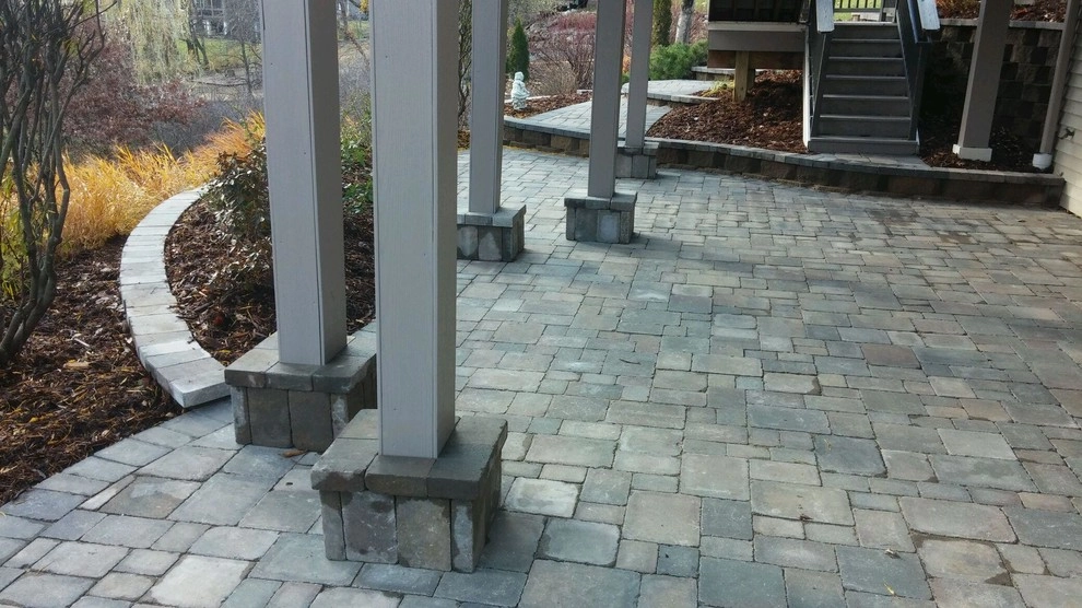 Paver Patio & Drainage Correction by Mark's Lawn Service, Inc. - Photo 3