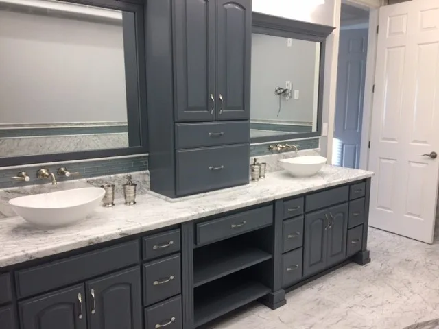 Carrara Marble Luxury Bathroom by Caldera Design LLC - Photo 11