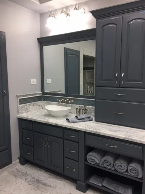 Carrara Marble Luxury Bathroom by Caldera Design LLC - Photo 12