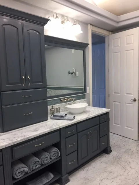 Carrara Marble Luxury Bathroom by Caldera Design LLC - Photo 3