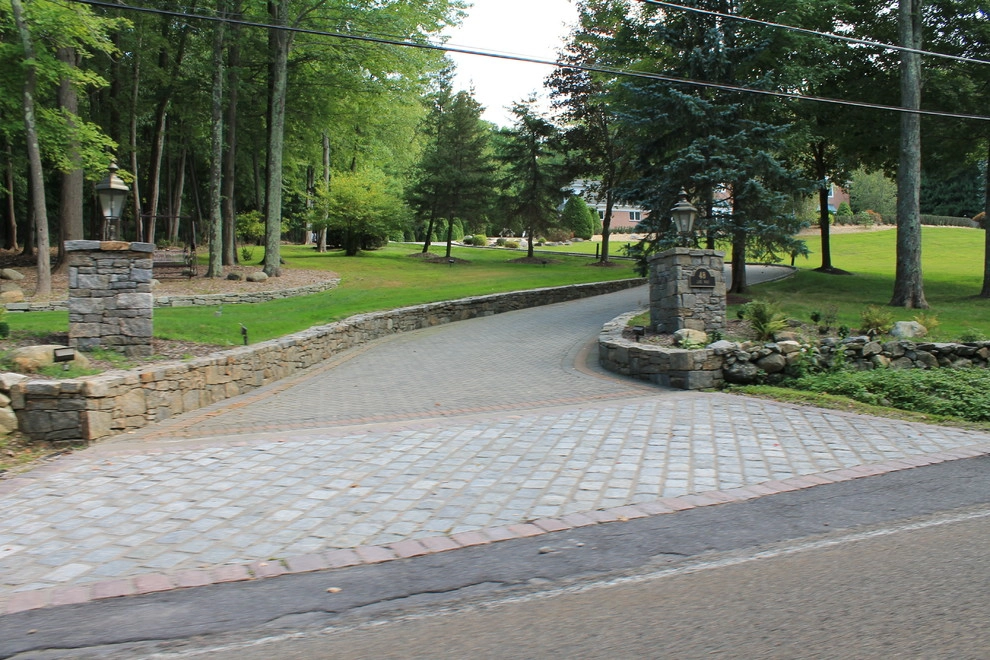 Stone Front Gate by Martino Landscape Contractors Inc - Photo 3