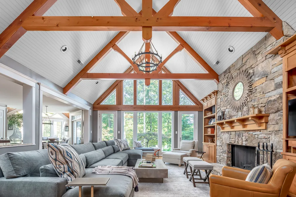Contemporary Rustic Home Update in Chapel Hill by Brian H Murray Interior Design - Photo 5