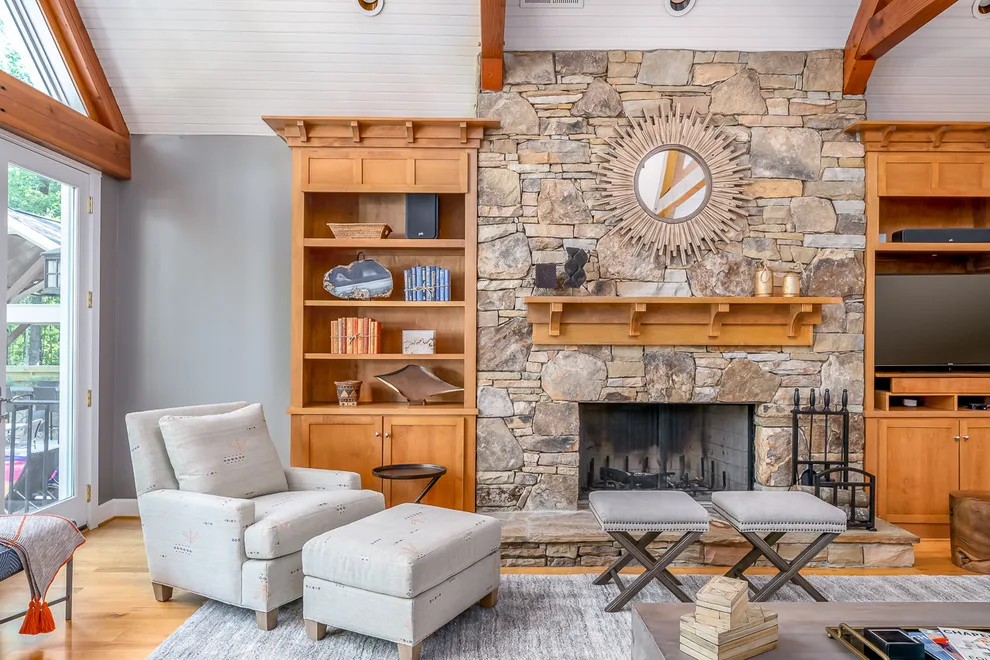 Contemporary Rustic Home Update in Chapel Hill by Brian H Murray Interior Design - Photo 21