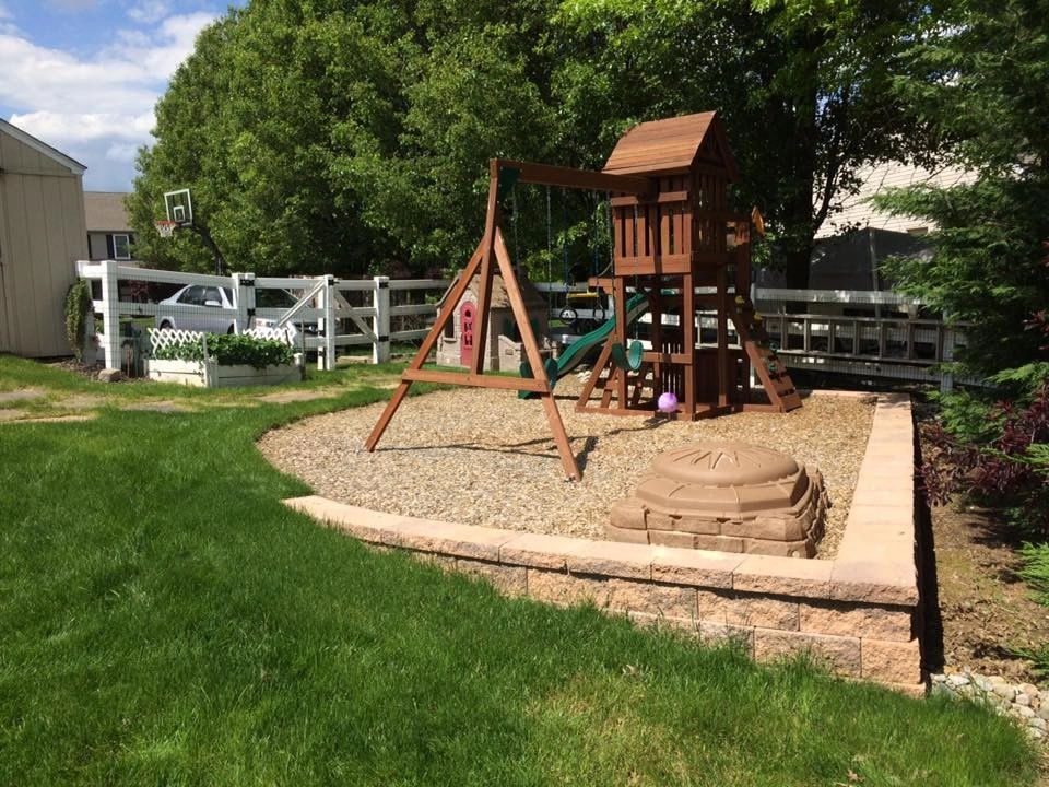 Swing Set Area and Flagstone Walkway by Mason's Landscaping And Construction LLC - Photo 3