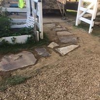 Swing Set Area and Flagstone Walkway by Mason's Landscaping And Construction LLC - Photo 2