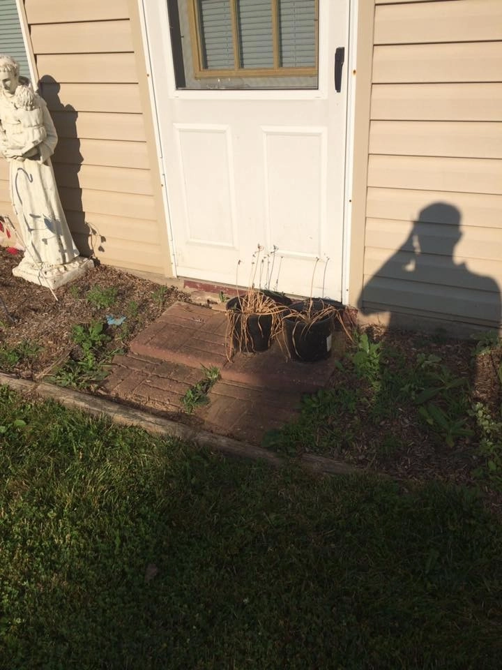 Belgium Block Edging and Flagstone Entrance by Mason's Landscaping And Construction LLC - Photo 2