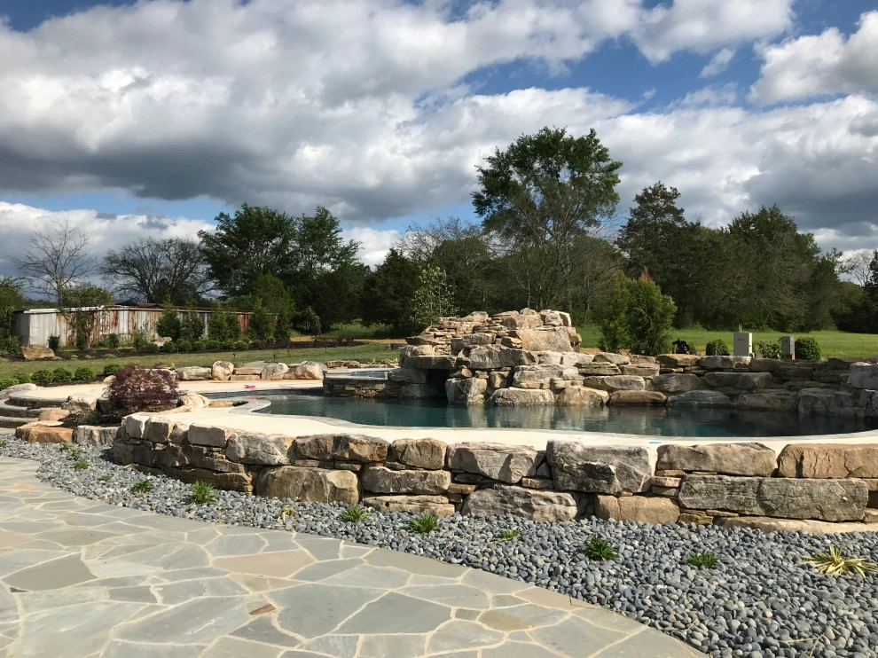 Pavilion and Pool by Master's Landscape Design - Photo 2