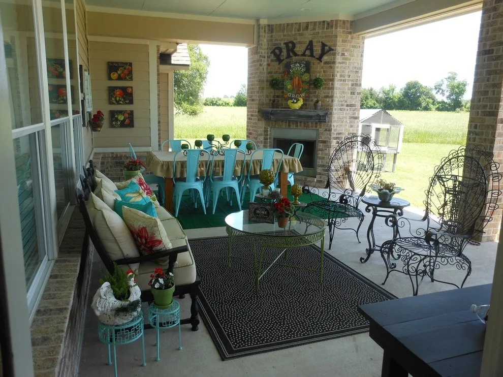 Vibrant and Diverse Country Veranda by The Irish Lady - Photo 3