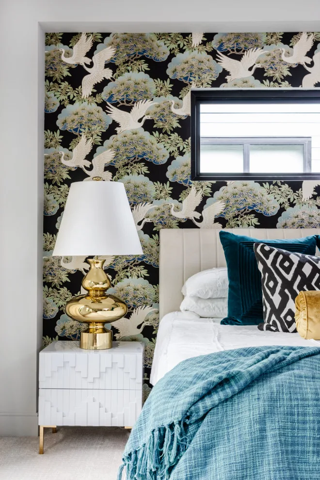 Serene and Vibrant Master Bedroom by Bohemian Bungalow Design, LLC - Photo 3