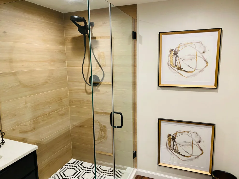 Modern Basement Renovation in Upper Marlboro by Creative Interior Designs By Lynda LLC - Photo 13